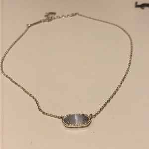 Kendra Scott Necklace (Grey/silver stone)